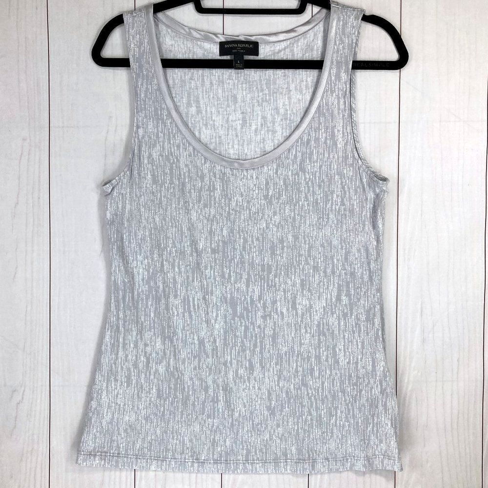Banana Republic Luxe Touch Dressy Tank LARGE